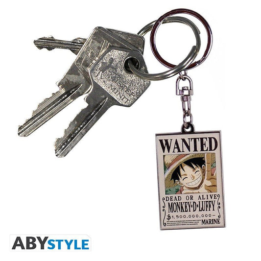 ONE PIECE - Keychain "Wanted Luffy" - Inspire Newquay