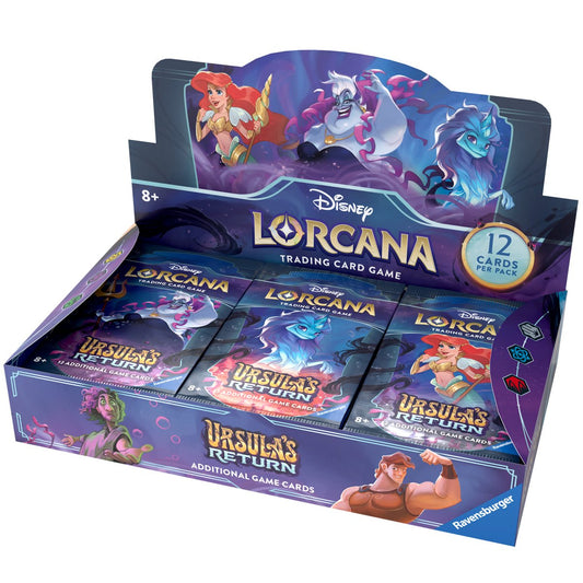 PRE ORDER Disney Lorcana: Ursula's Return Booster Box - Inspire Newquay