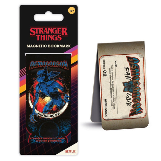 Stranger Things (Demogorgon Fanclub) Magnetic Bookmark - Inspire Newquay
