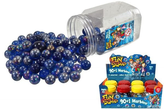 90+1 Marbles In Pvc Carry Jar - Inspire Newquay