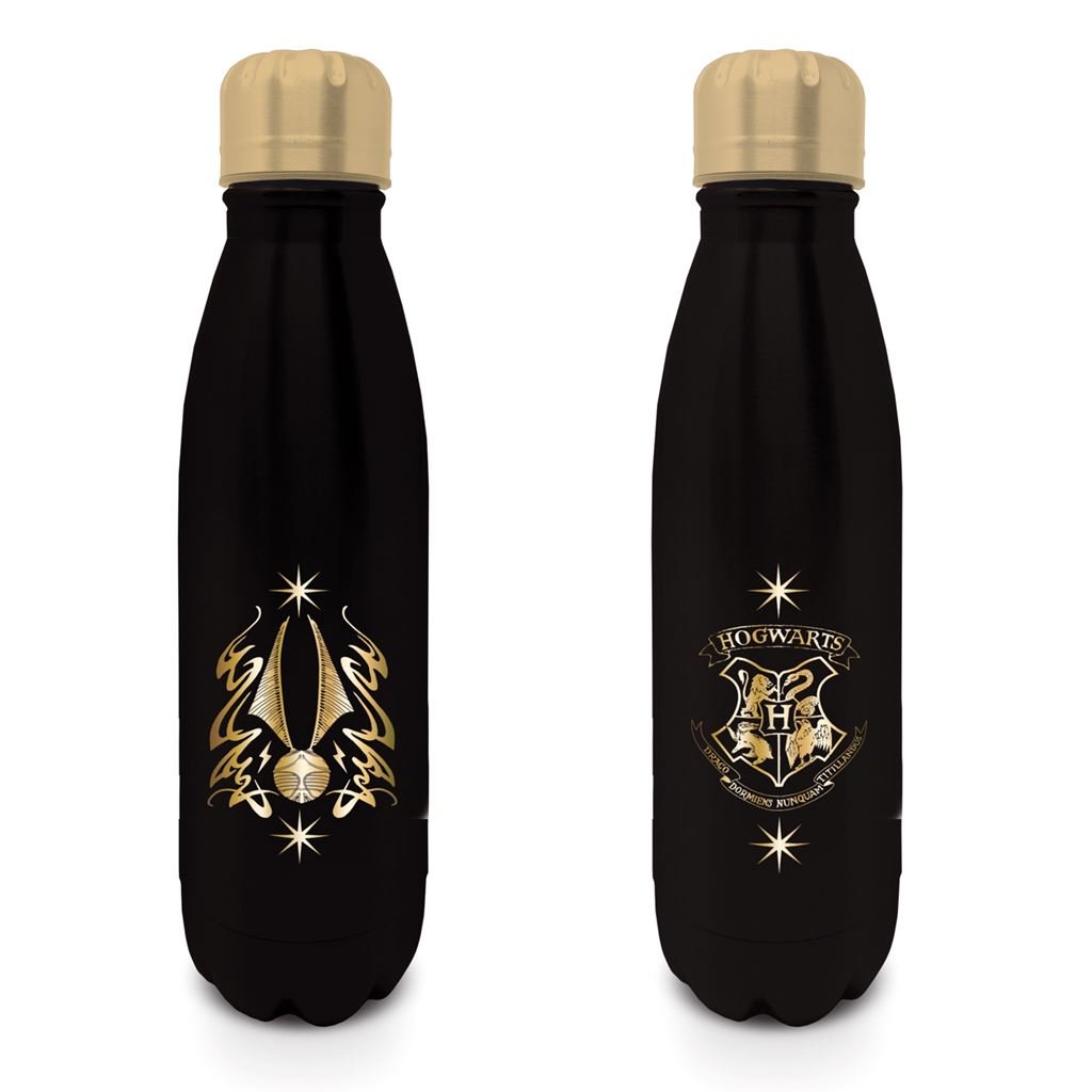 Harry Potter Mini Cola Bottle (Quidditch Snitch Design) Metal Water Bottle 540ml Boys And Girls Water Bottle Harry Potter Gifts For Girls And Boys Har