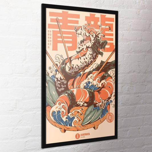 Ilustrata (Dragon Sushi) 61 X 91.5cm Maxi Poster - Inspire Newquay