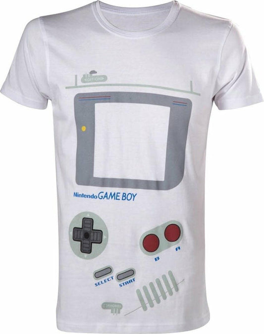 Nintendo White Gameboy T Shirt Medium Size - Inspire Newquay