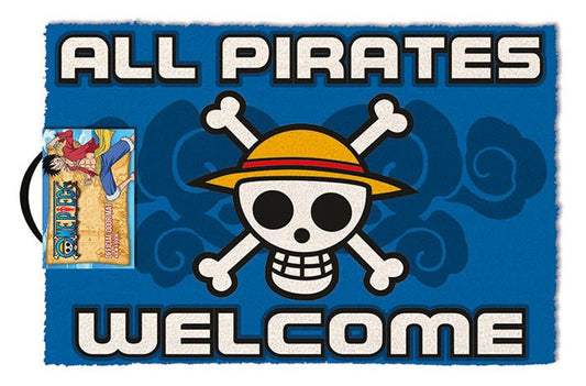 One Piece (All Pirates Welcome) Doormat - Inspire Newquay