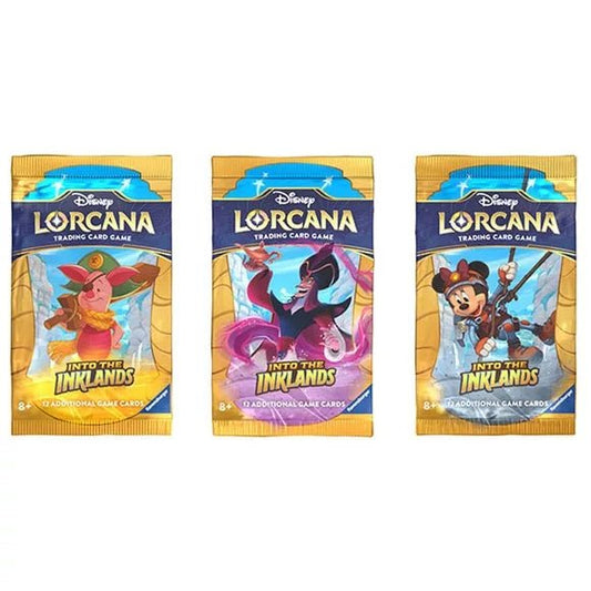 PRE ORDER Disney Lorcana: Into the Inklands Booster Pack - Inspire Newquay