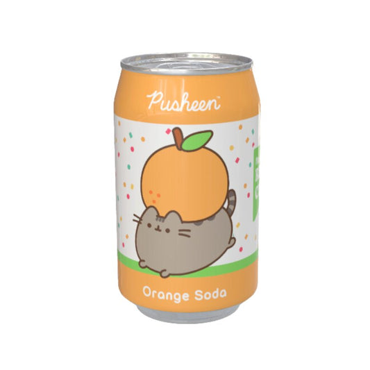 Pusheen Orange Flavour Soda Can 330ml - Inspire Newquay
