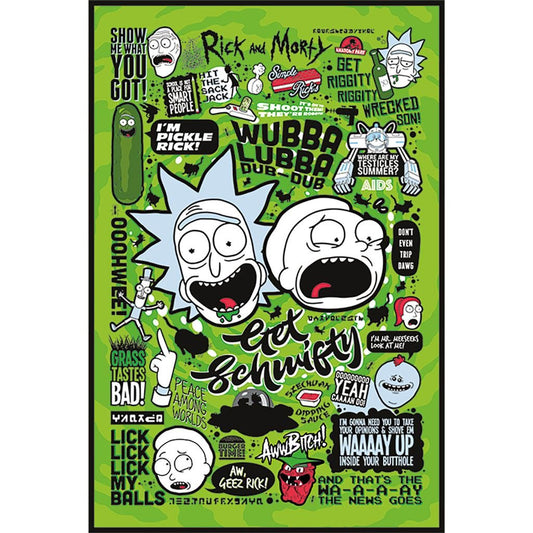 Rick And Morty (Quotes) 61x91 cm Maxi Poster - Inspire Newquay