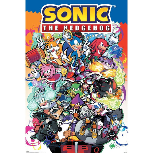 Sonic The Hedgehog (Sonic Comic Characters) 61 X 91.5cm Maxi Poster - Inspire Newquay