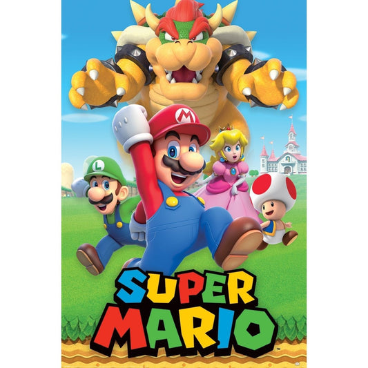 Super Mario (Character Montage) 60 x 80cm Maxi Poster - Inspire Newquay