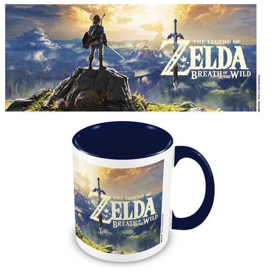 The Legend Of Zelda: Botw (Sunset) Dark Blue Coloured Inner Mug - Inspire Newquay