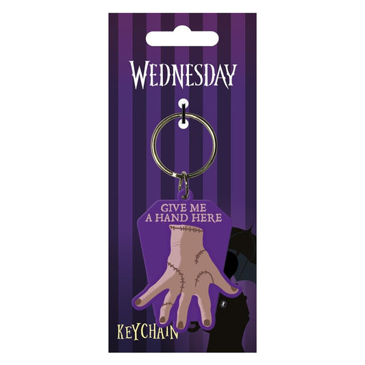 Wednesday (Give Me A Hand) PVC Keychain - Inspire Newquay