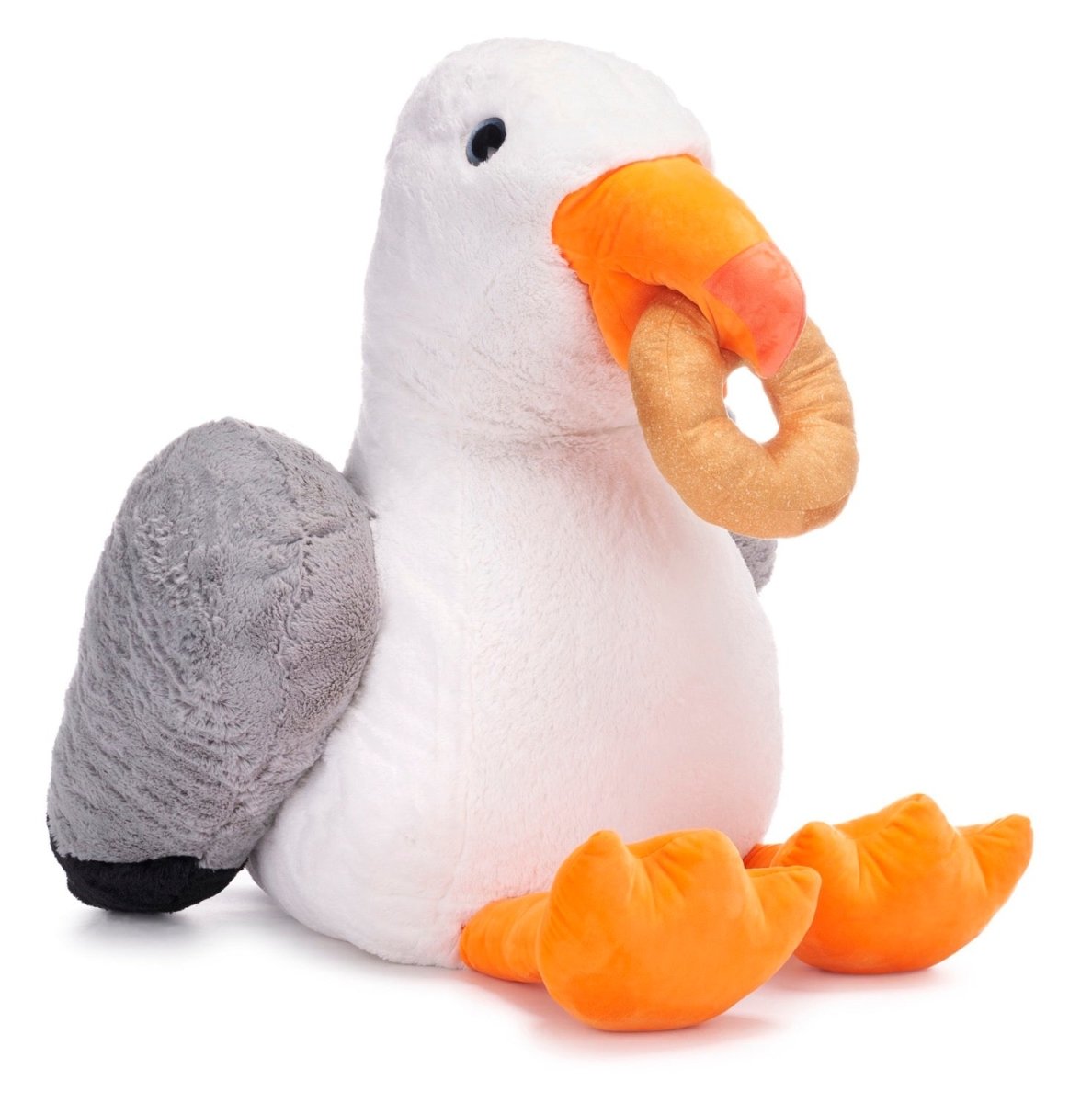 30"/76CM Steven Seagull Plush With Doughnut - Inspire Newquay