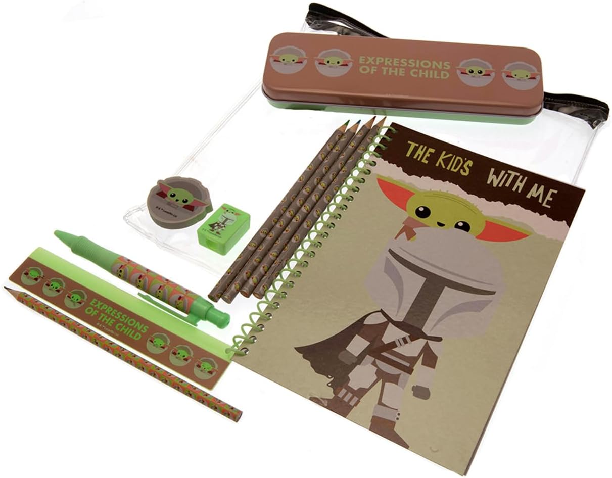 Star Wars: The Mandalorian (Expressions Of The Child) Bumper Stationery Set