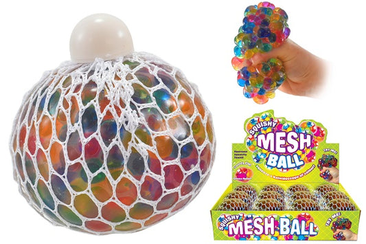 Multi-Colour Squishy Bead Mesh Ball - Inspire Newquay