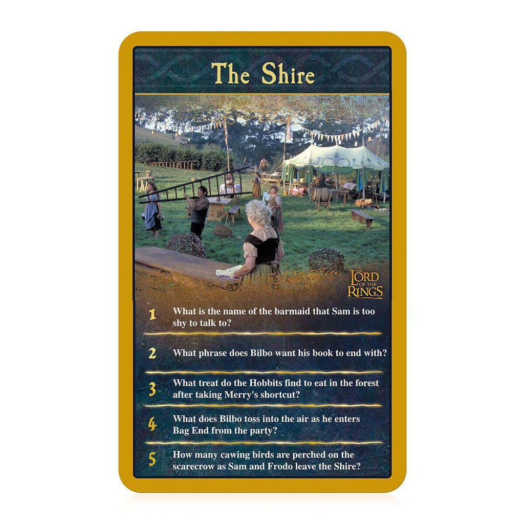 The Lord of the Rings Top Trumps Quiz Game Card Game