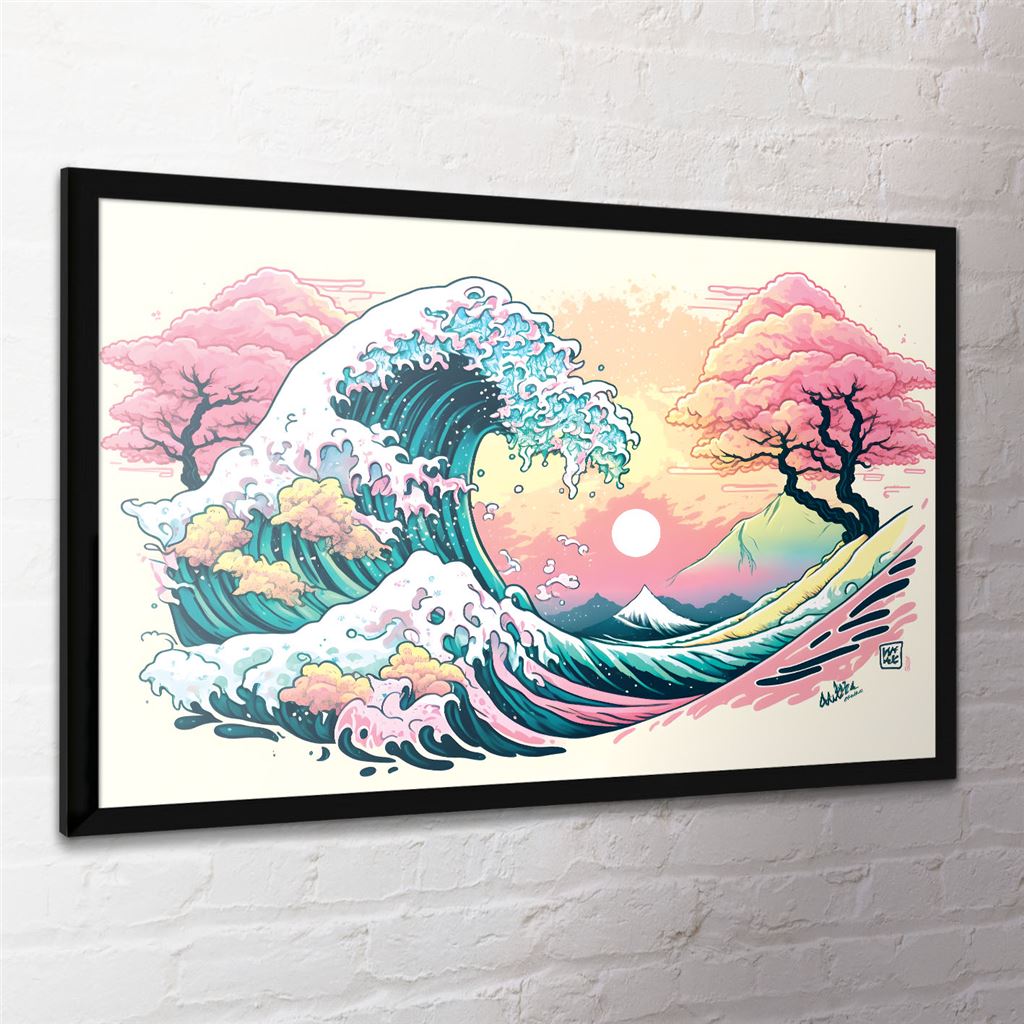 Ada Ingram (Pastel Wave) Maxi Poster - Inspire Newquay