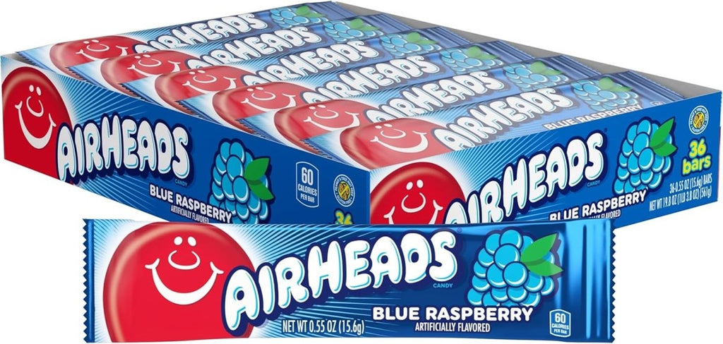 AirHeads Blue Raspberry Bar 15.6 g - Inspire Newquay