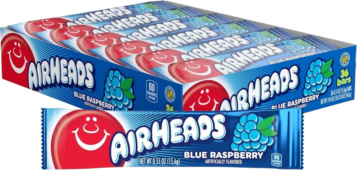 AirHeads Blue Raspberry Bar 15.6 g - Inspire Newquay