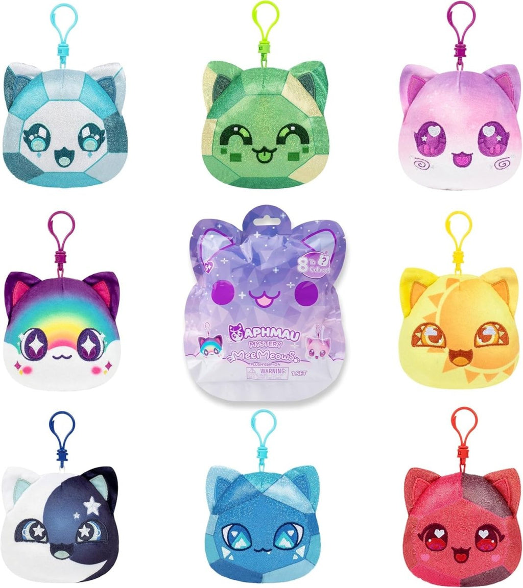 Aphmau MeeMeows Mystery Plush Clip - On Blindbag (1 RANDOM Supplied) - Inspire Newquay