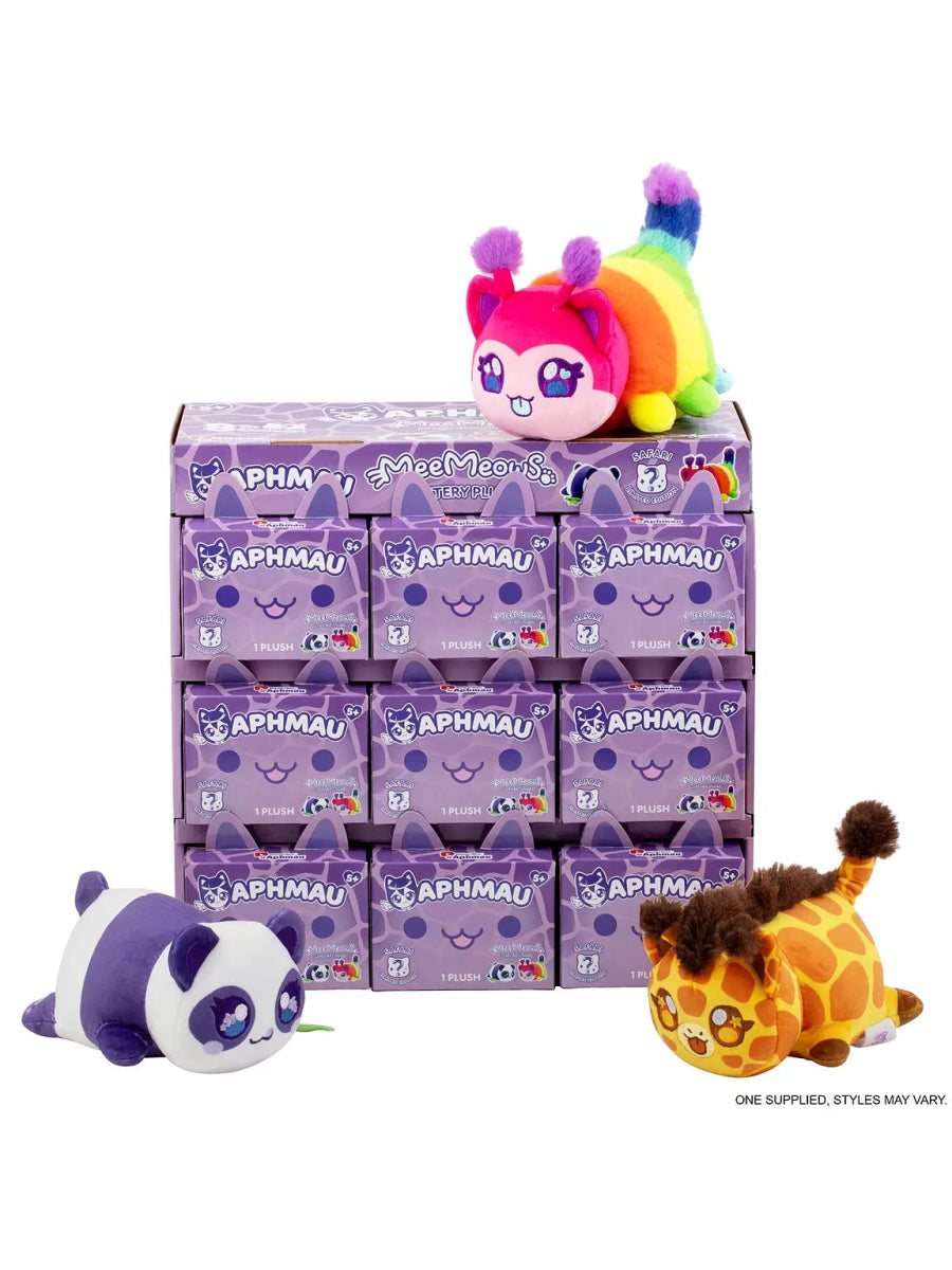 Aphmau MeeMeows Mystery Plush - Safari (1 RANDOM Supplied) - Inspire Newquay