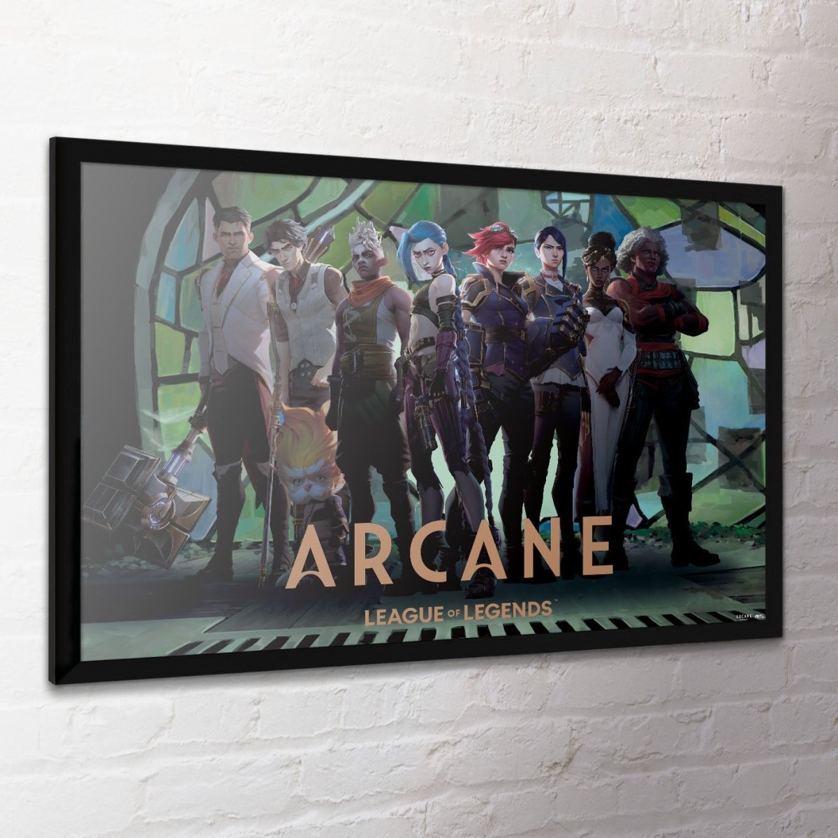 Arcane (Characters In Zaun Arcade) Maxi Poster - Inspire Newquay