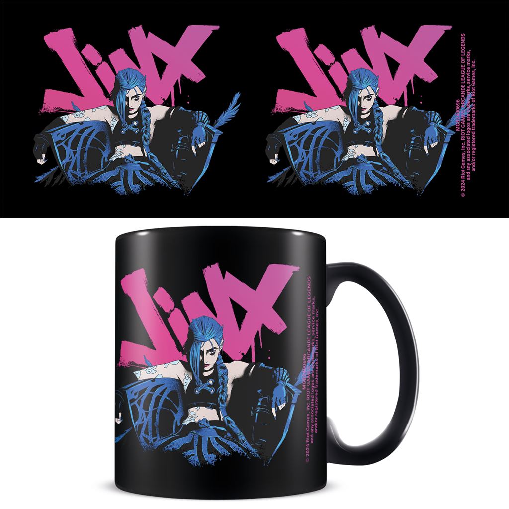 Arcane (Jinx) Black Pod Mug - Inspire Newquay