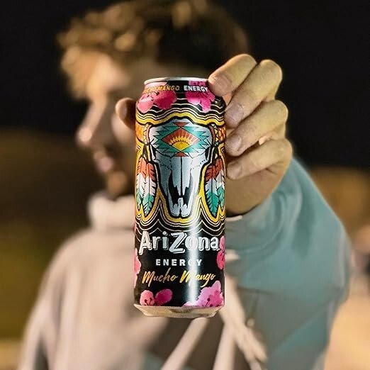 Arizona Energy Mucho Mango 500ml BBE APRIL 2026 - Inspire Newquay