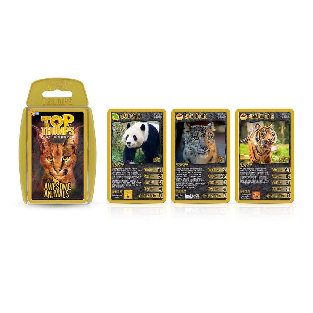 Awesome Animals Top Trumps Card Game - Inspire Newquay