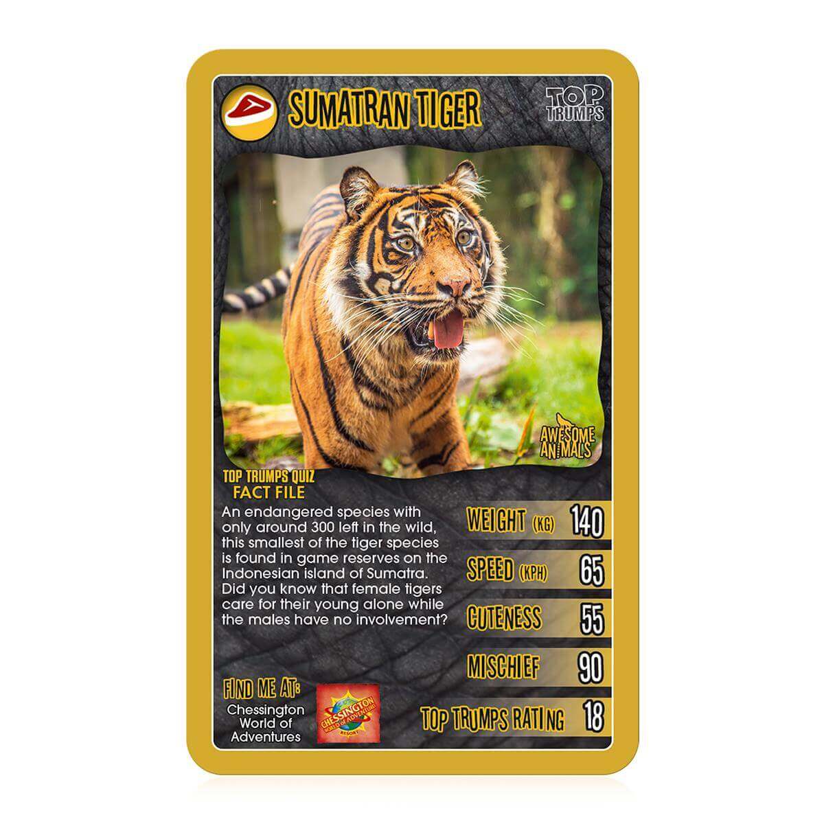 Awesome Animals Top Trumps Card Game - Inspire Newquay
