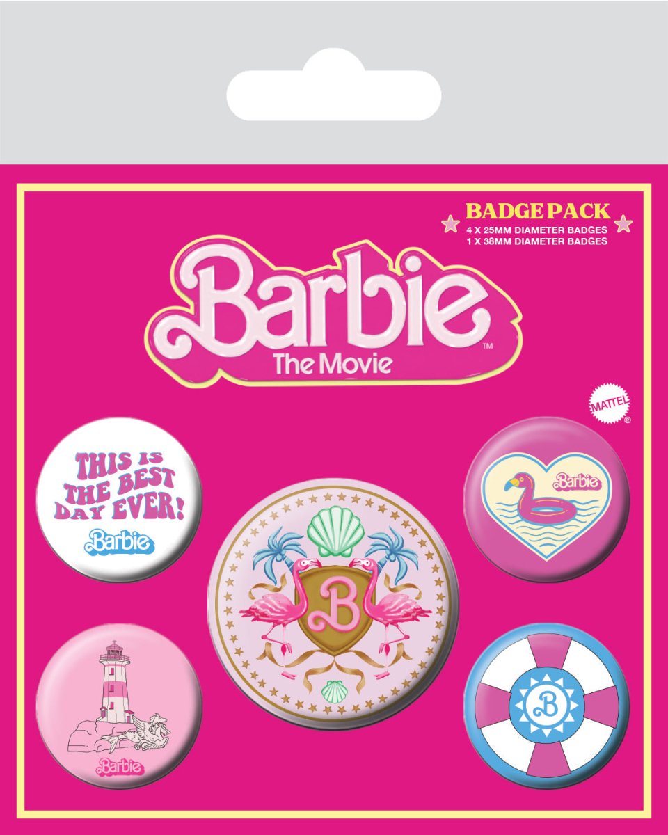 Barbie Movie (This Is The Best Day Ever) Badge Pack - Inspire Newquay