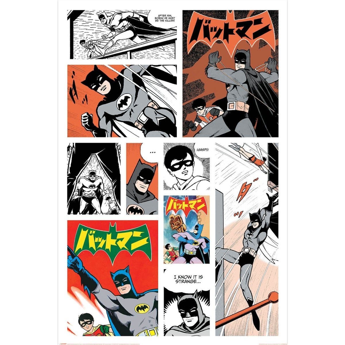 Batman (Bat - Manga) Maxi Poster - Inspire Newquay