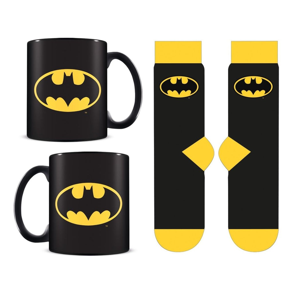 Batman (Batman Logo) Mug & Sock Set - Inspire Newquay