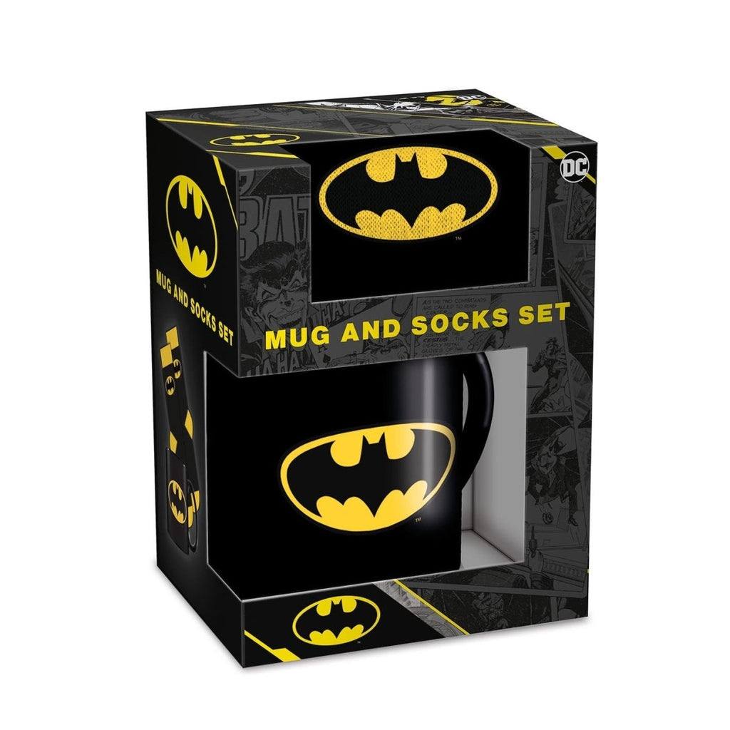 Batman (Batman Logo) Mug & Sock Set - Inspire Newquay