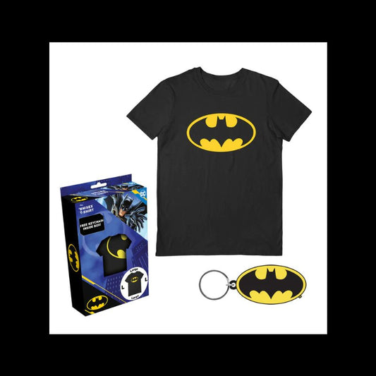 Batman Logo T Shirt - Size L - Inspire Newquay