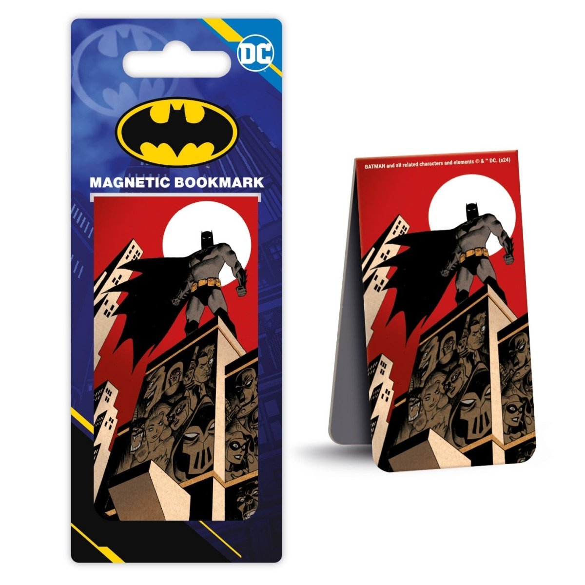Batman (Villain Skyline) Magnetic Bookmark - Inspire Newquay