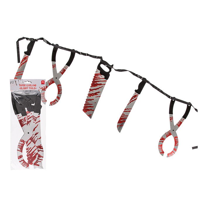 Bloody Tools Paper Garland - Inspire Newquay