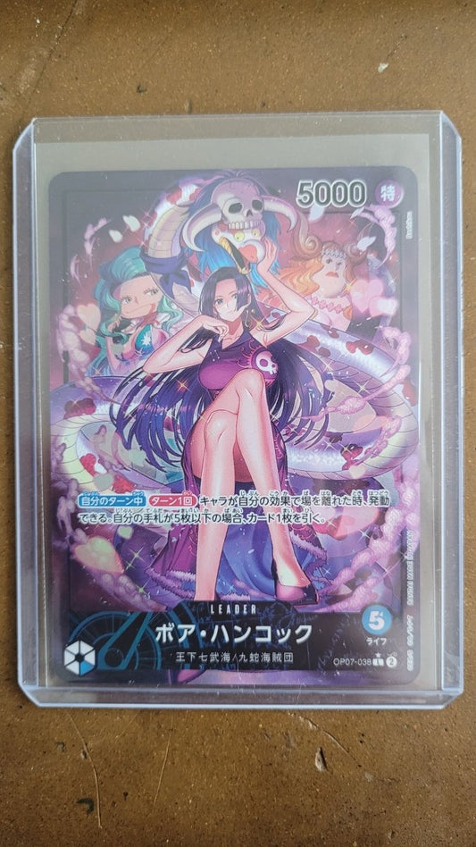 Boa Hancock OP07 - 038 Leader Parallel ONE PIECE Card Game Japanese - Inspire Newquay