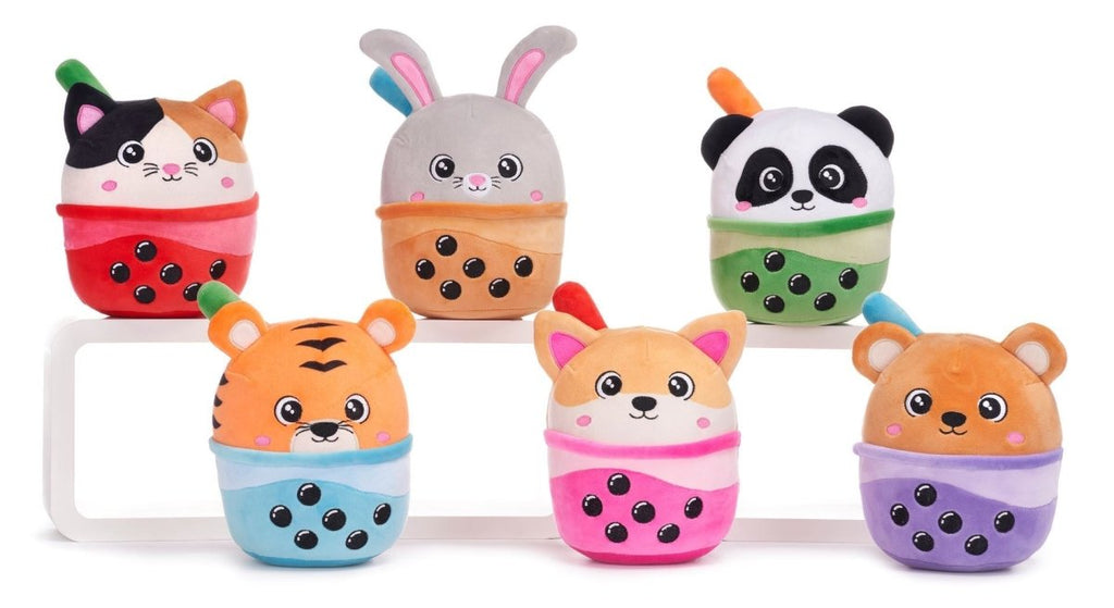 Bubble Tea Animal 17cm Plush Assortment (1 RANDOM Supplied) - Inspire Newquay