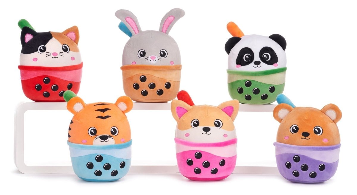 Bubble Tea Animal 17cm Plush Assortment (1 RANDOM Supplied) - Inspire Newquay