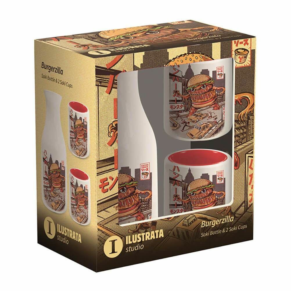 Burgerzilla Sake Set - Inspire Newquay