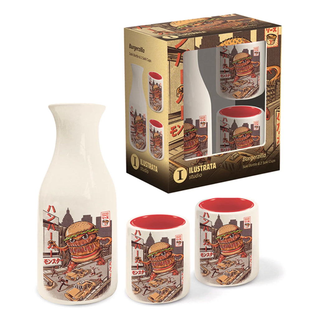Burgerzilla Sake Set - Inspire Newquay