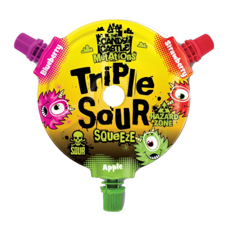 Candy Castle Mutations Triple Sour Squeeze - 45g - Inspire Newquay