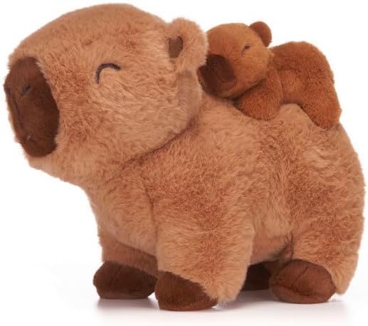 Capybara with Baby 25cm Plush Assortment (1 RANDOM Supplied) - Inspire Newquay