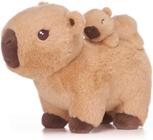 Capybara with Baby 25cm Plush Assortment (1 RANDOM Supplied) - Inspire Newquay