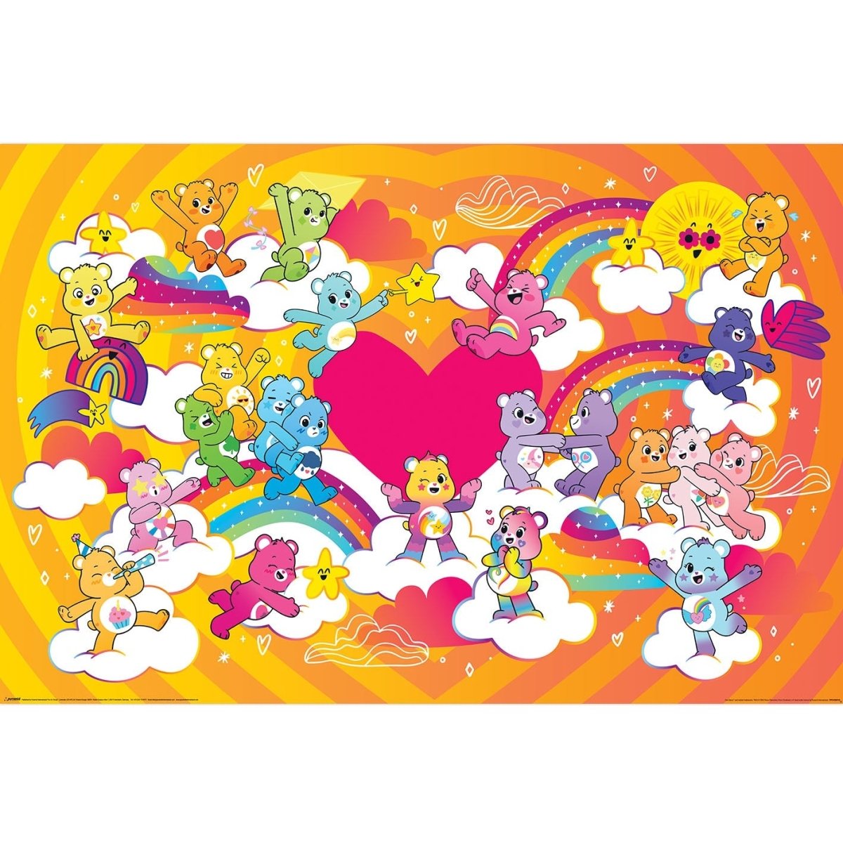 Care Bears (Group Landscape) Maxi Poster - Inspire Newquay