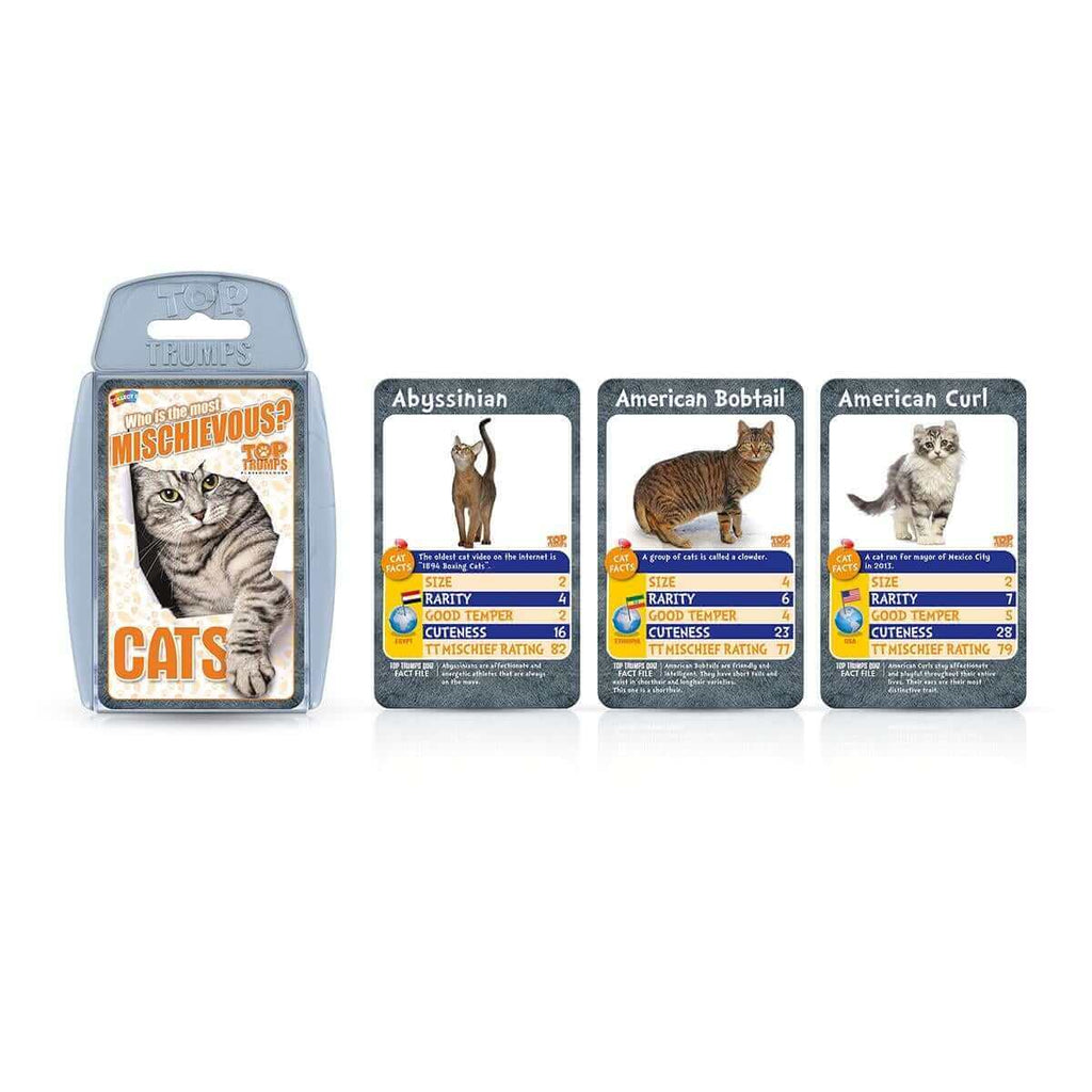 Cats Top Trumps Card Game - Inspire Newquay