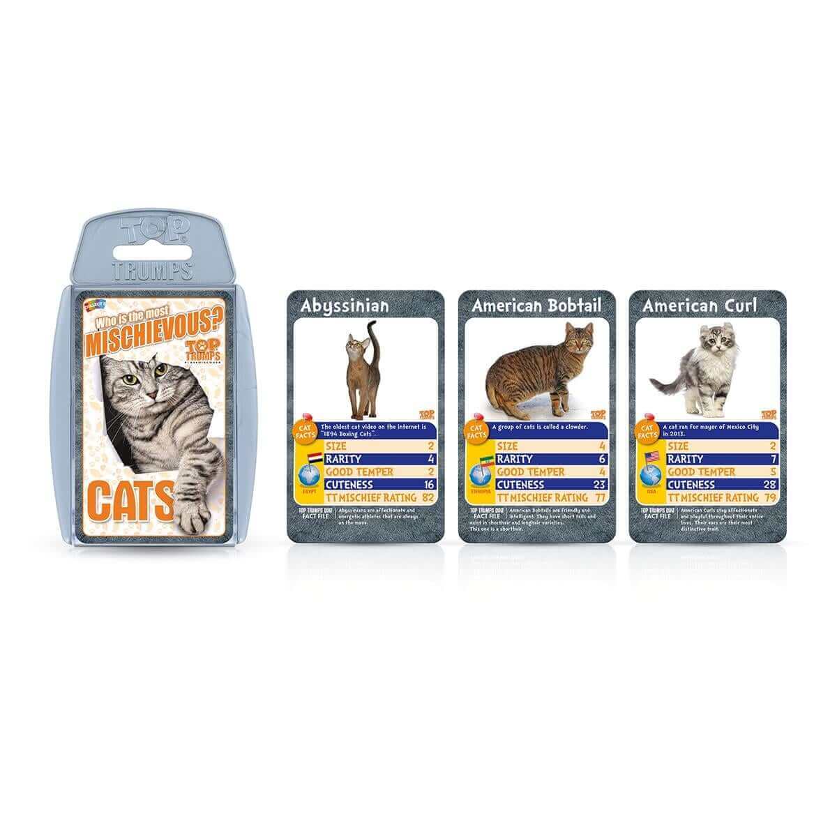 Cats Top Trumps Card Game - Inspire Newquay