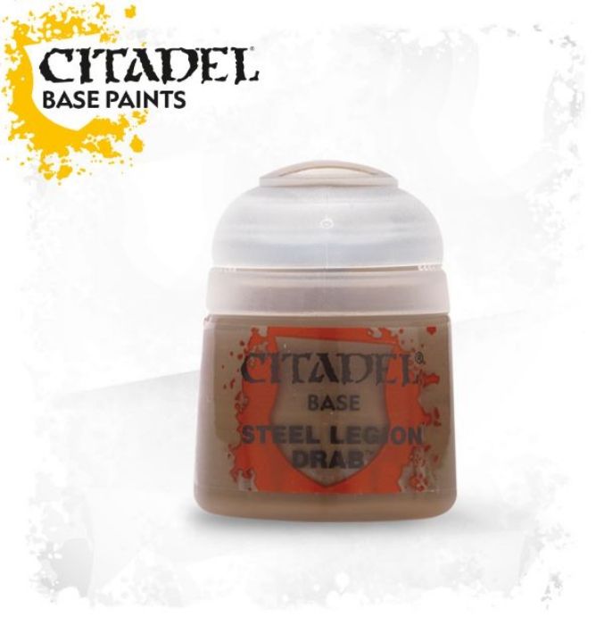 Citadel Paint - Warhammer - Base Steel Legion Drab - Inspire Newquay