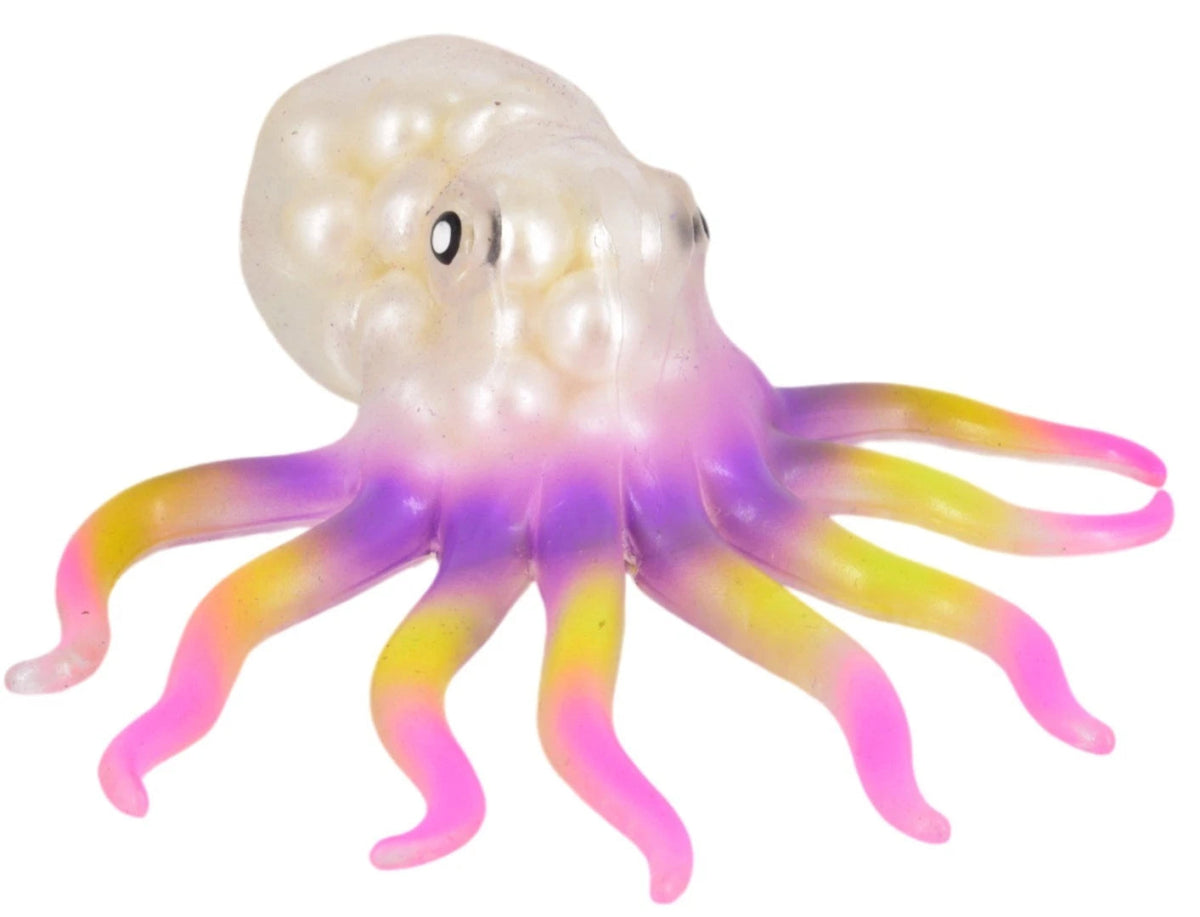 Crackling Pearl Squishy Octopus - Inspire Newquay
