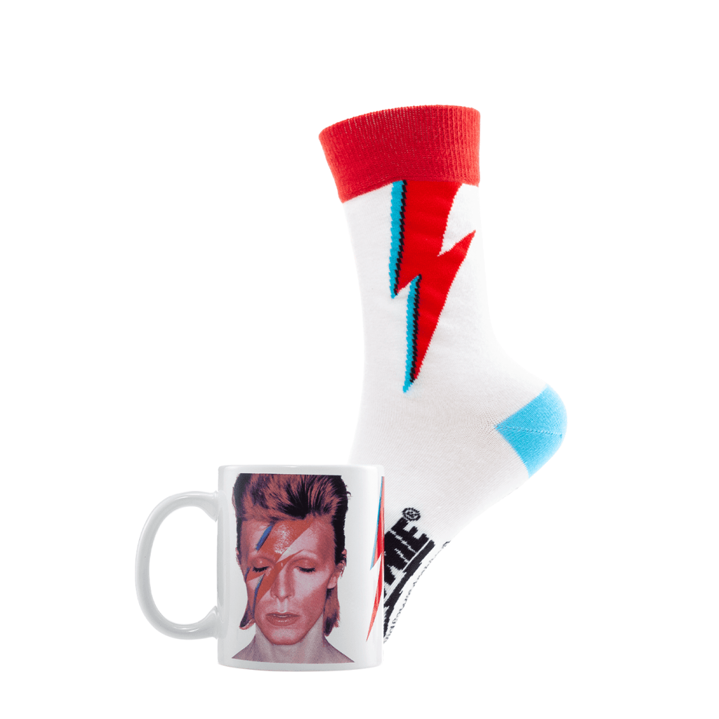 David Bowie (Aladdin Sane) Mug & Sock Set - Inspire Newquay